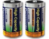 High Capacity Rechargeable D Batteries