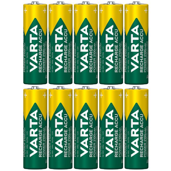 Varta Rechargeable AA Size Batteries 2100mAh