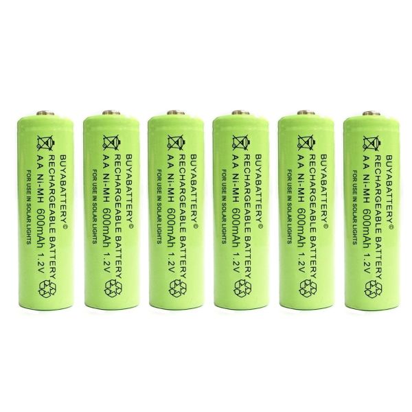 Aa Rechargeable Solar Light Batteries, What Are The Best Batteries For Outdoor Solar Lights