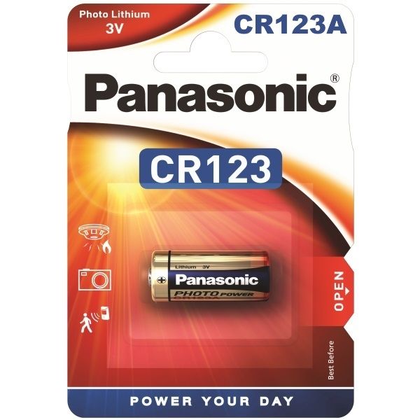 كمية متأمل محوري  CR123A Replacement for Duracell CR17345 Lithium Battery 3V Batteries